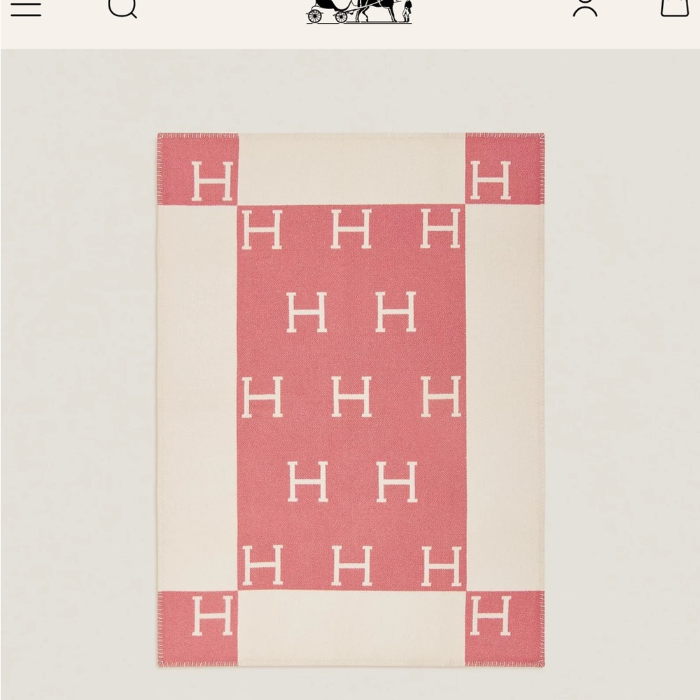 Hermes baby blanket never used